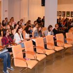 Résztvevők a közösségi média szerepéről szóló műhelyfoglalkozáson